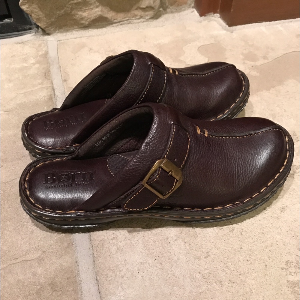Born Brown Clogs - image 2