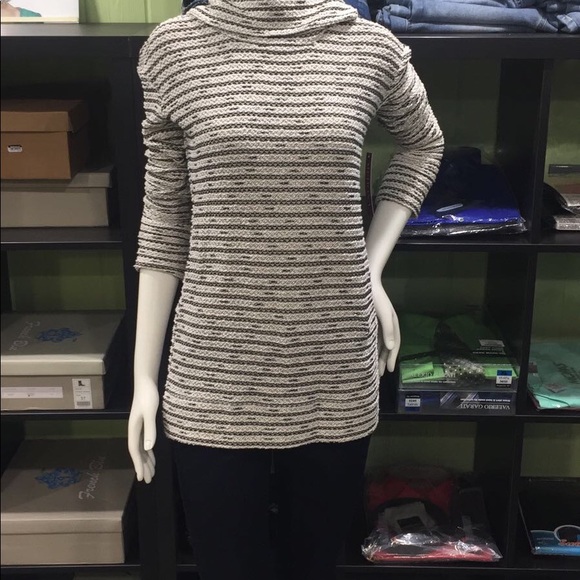 Speckled Cowl Neck Sweater - Picture 2 of 4