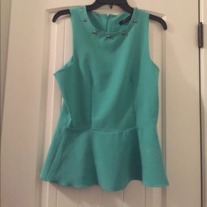 🛍🎉Zara mint green peplum