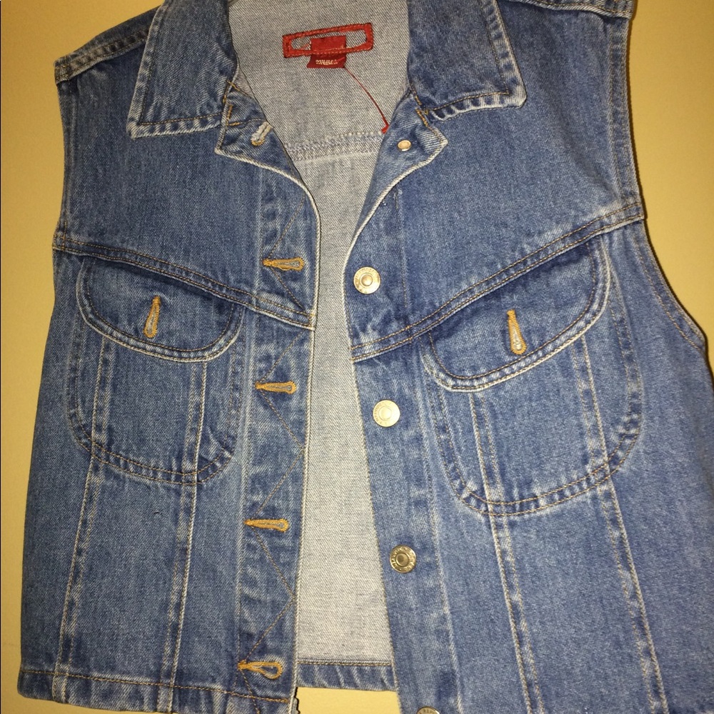 Vintage jean vest