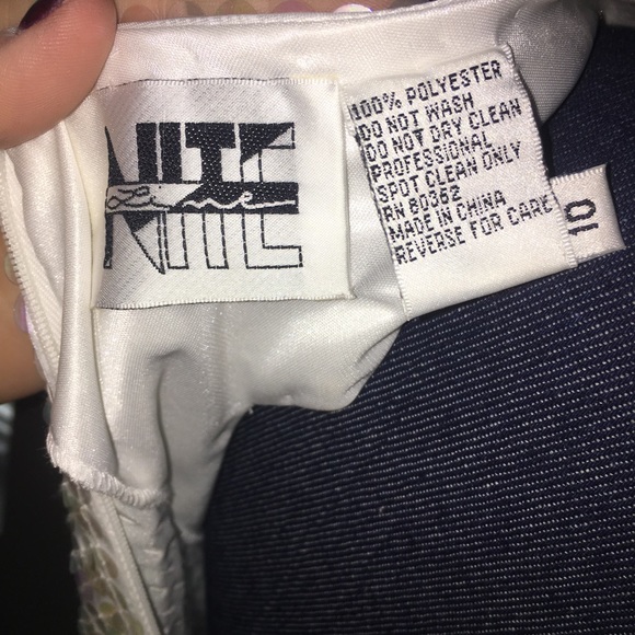 Vintage white sequin dress - Picture 4 of 5