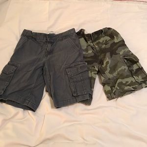Old Navy Boys Size 7 cargo shorts adjustable waist