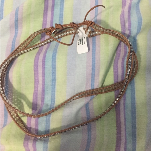 Leather wrap bracelet - Picture 2 of 3