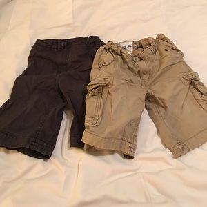 Children's place Boys Sz 7 cargo shorts adj waist