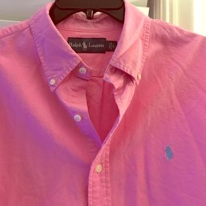 Ralph Lauren Pink Button Down Shirt