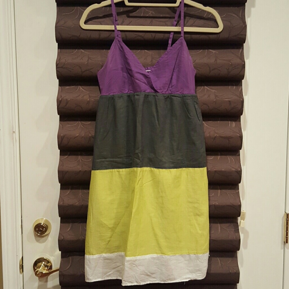 Pac Sun Hurley strappy multi-colored dress!