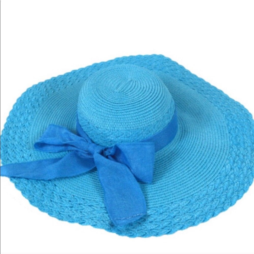 🆕 Blue Ribbon 🎀 floppy hat 👒