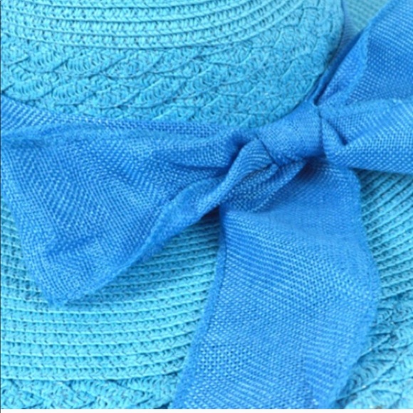 🆕 Blue Ribbon 🎀 floppy hat 👒 - Picture 3 of 3
