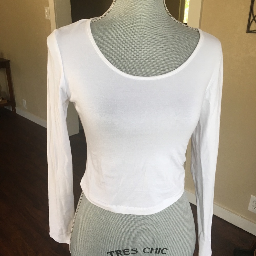 🤑Agaci crop top/ long sleeve crop top