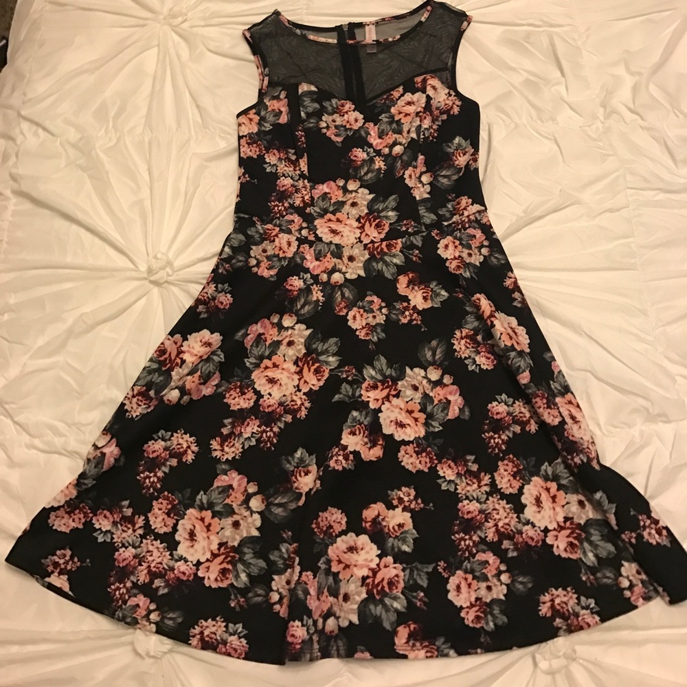 Black Floral Dress