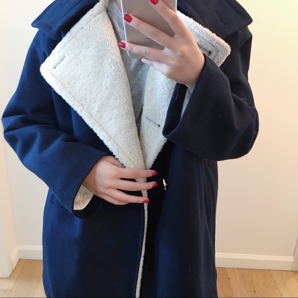 Rachel Comey navy woolen coat - Picture 2 of 7