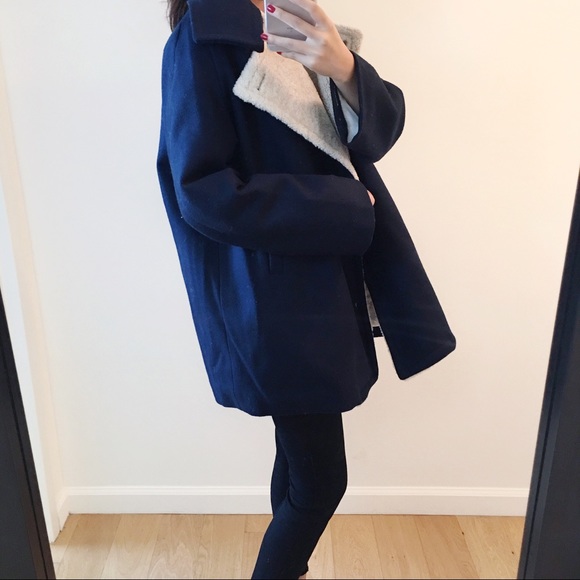 Rachel Comey navy woolen coat - Picture 3 of 7