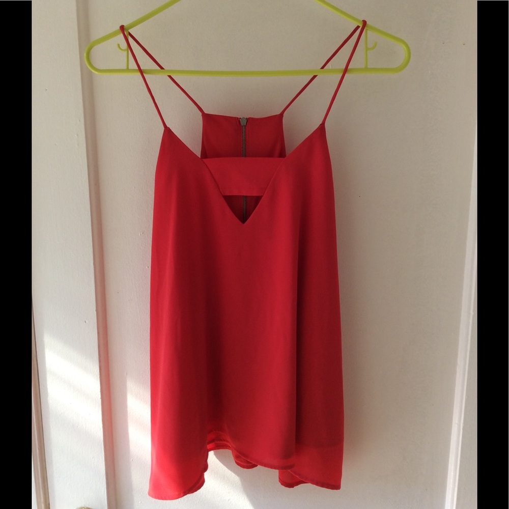 EUC Red Express Blouse Size L