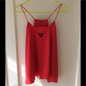 EUC Red Express Blouse Size L