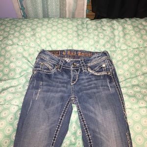 Medium Wash Rock Revival Jeans