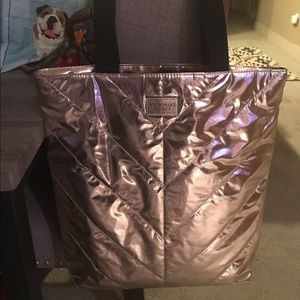 NWT Victoria secret metallic tote