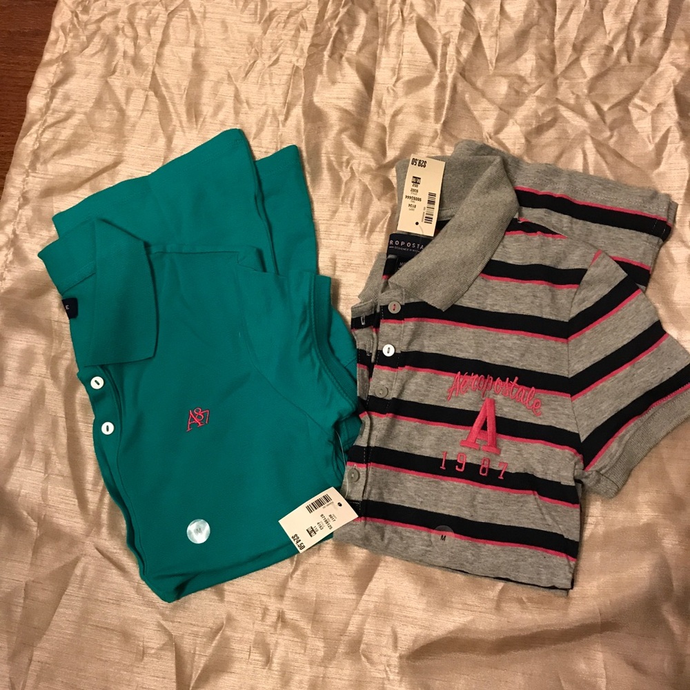 Enjoy the look of a classic polo shirt from Aero