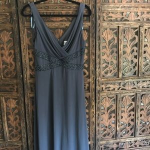 Gray cocktail dress
