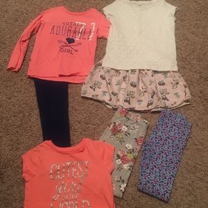 Carters girls lot.  Size 6/7.