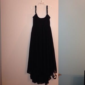 flowy black dress (dance costume)