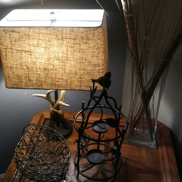 Canvas, Bird set, 3pc table set w/dresser - Picture 2 of 3