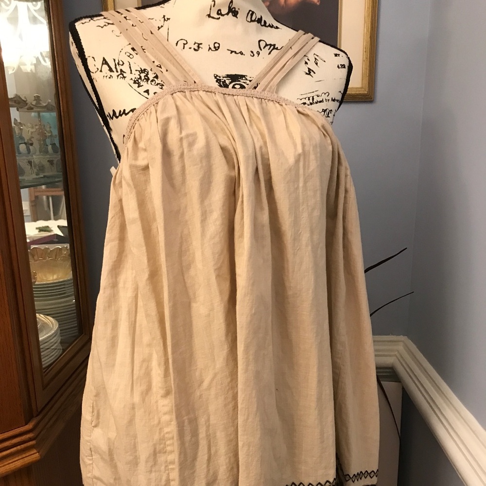 Free people kashmir Embroidered batiste tent dress - Picture 3 of 6
