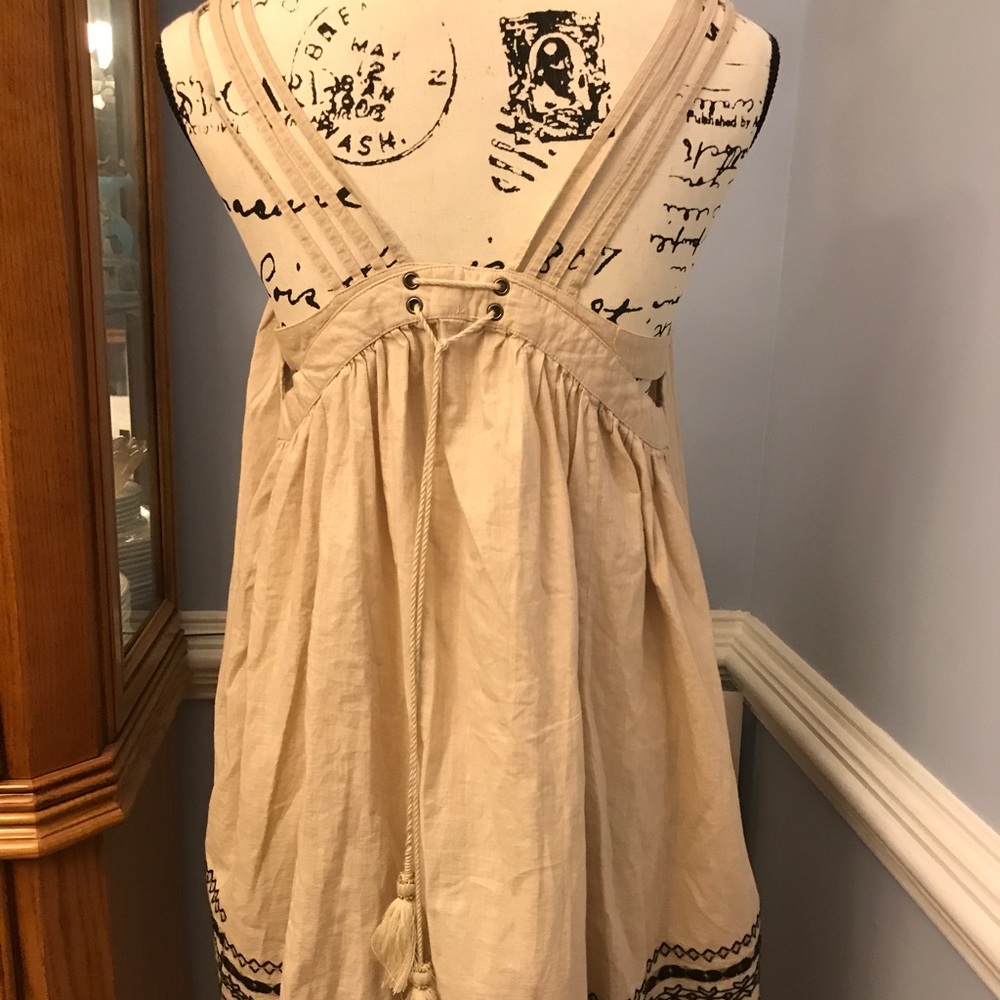 Free people kashmir Embroidered batiste tent dress - Picture 5 of 6