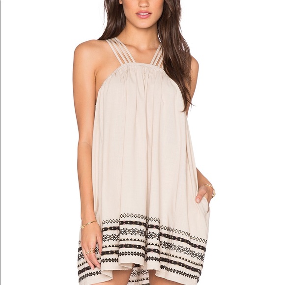 Free people kashmir Embroidered batiste tent dress - Picture 2 of 6