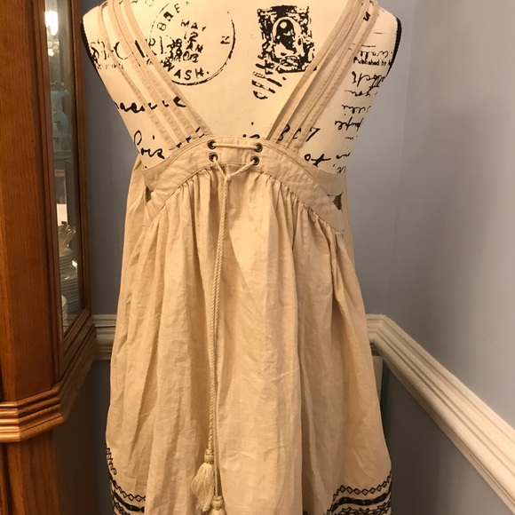 Free people kashmir Embroidered batiste tent dress - Picture 5 of 6