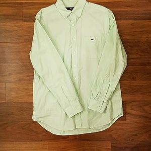 Light Green Vineyard Vines Tucker Shirt