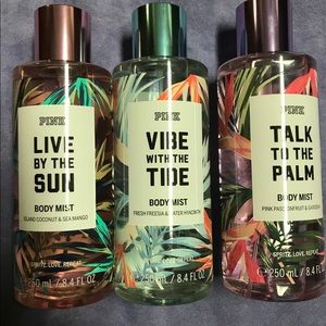 Pink Body Mist collection
