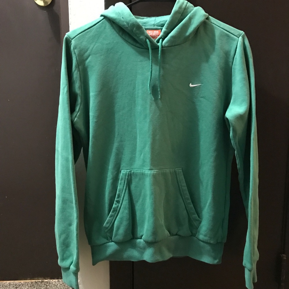 Green Nike sweatshirt