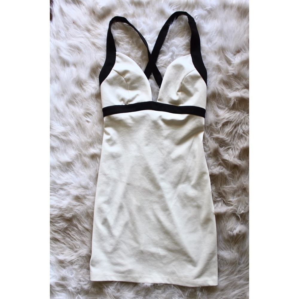Black and white dress
