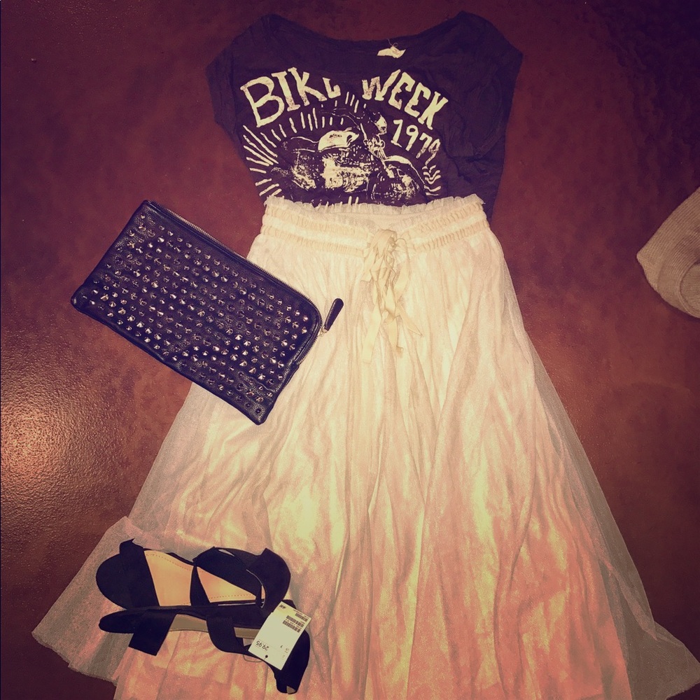 Beautiful Lauren Conrad Tulle Ankle Skirt
