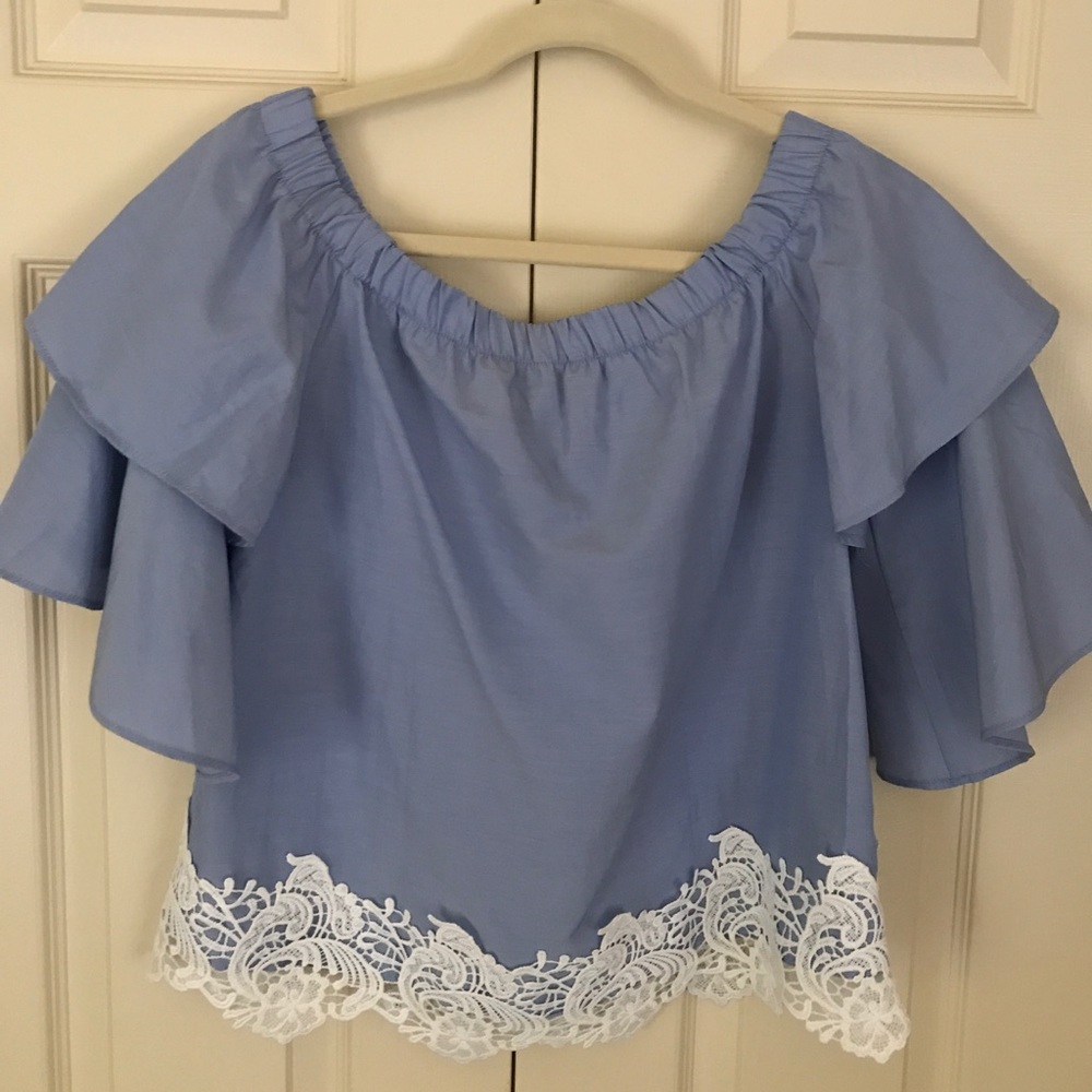 Zara off the shoulder top