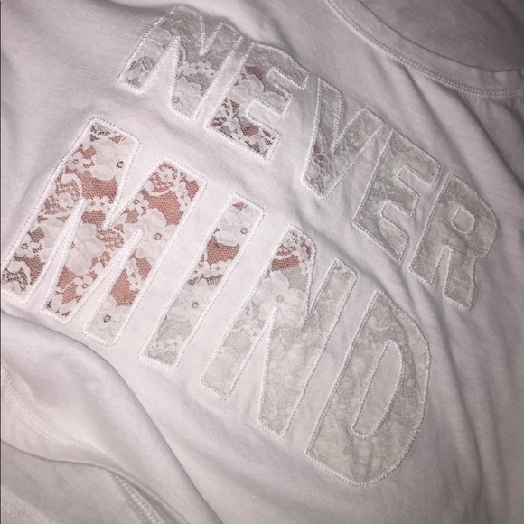 White Crop Top - Picture 2 of 2