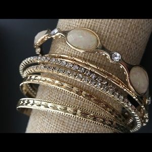 INC Gold Tone Bangles NWT