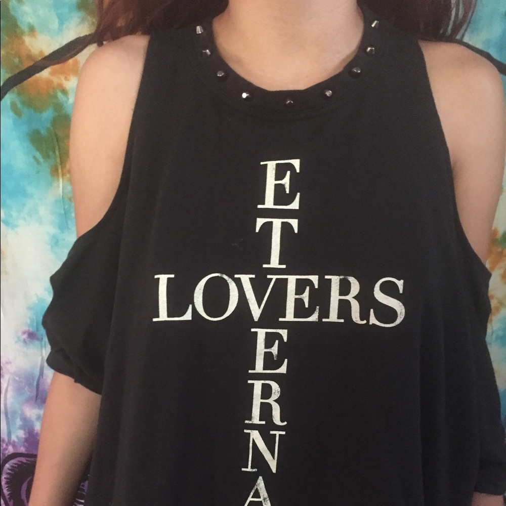 XXI goth style loose shirt