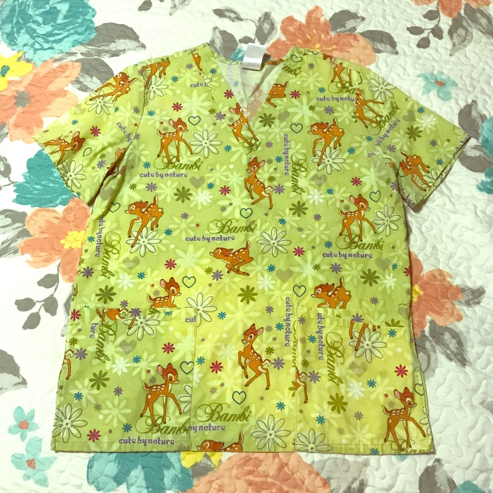 Disney Bambi Scrub Top