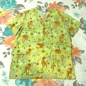 Disney Bambi Scrub Top