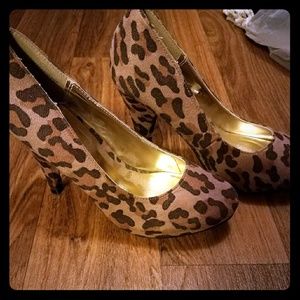 Cheetah print heels
