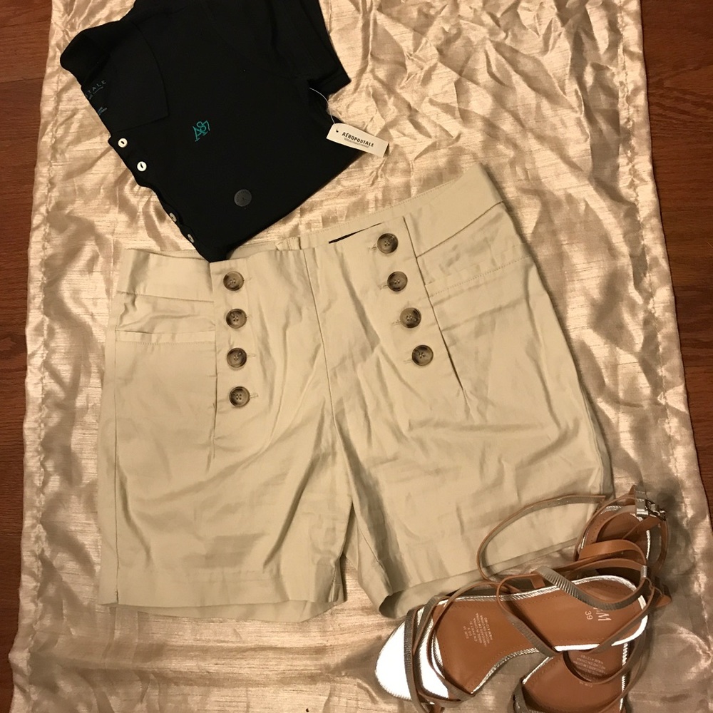 H&M Khaki Sailor Shorts
