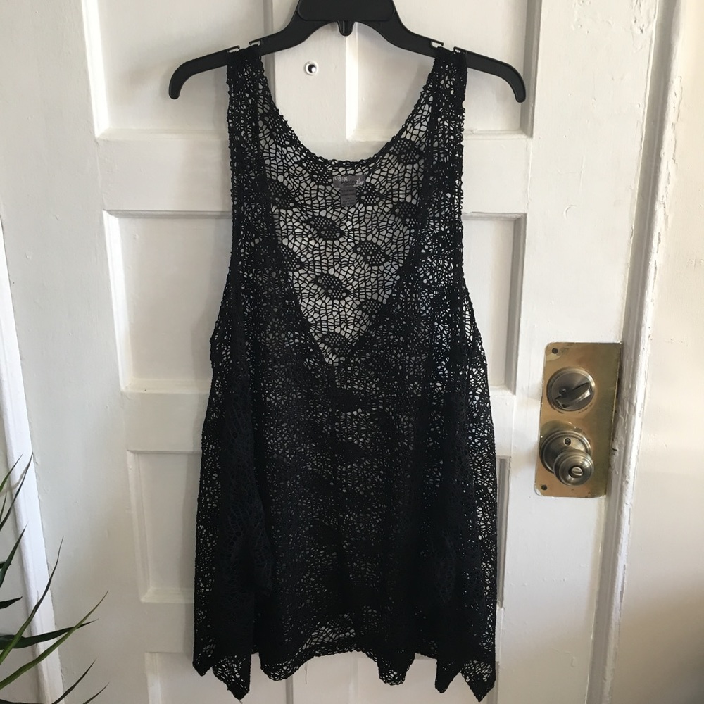 Black Lace Coverup Dress