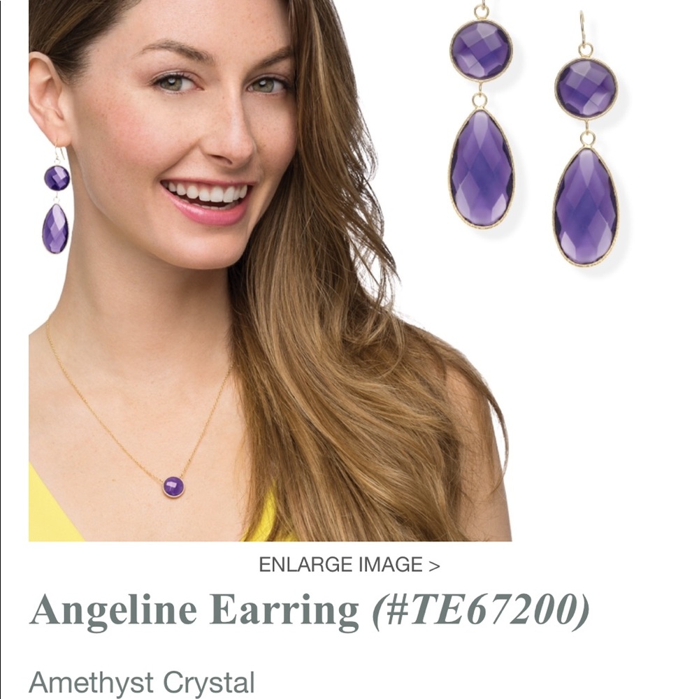 Tocara earrings amethyst