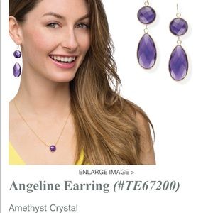 Tocara earrings amethyst