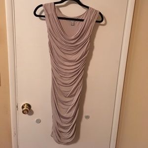 H &M champagne elegant dress.