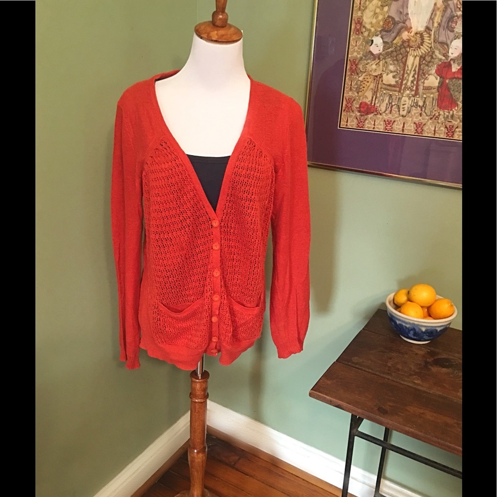 Sparrow for Anthropologie Linen Cotton Cardigan