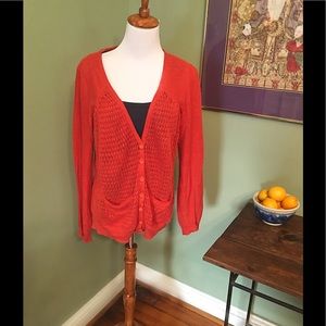 Sparrow for Anthropologie Linen Cotton Cardigan