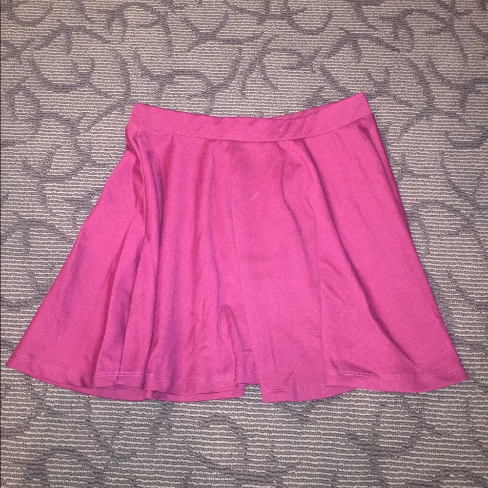 Maroon skirt