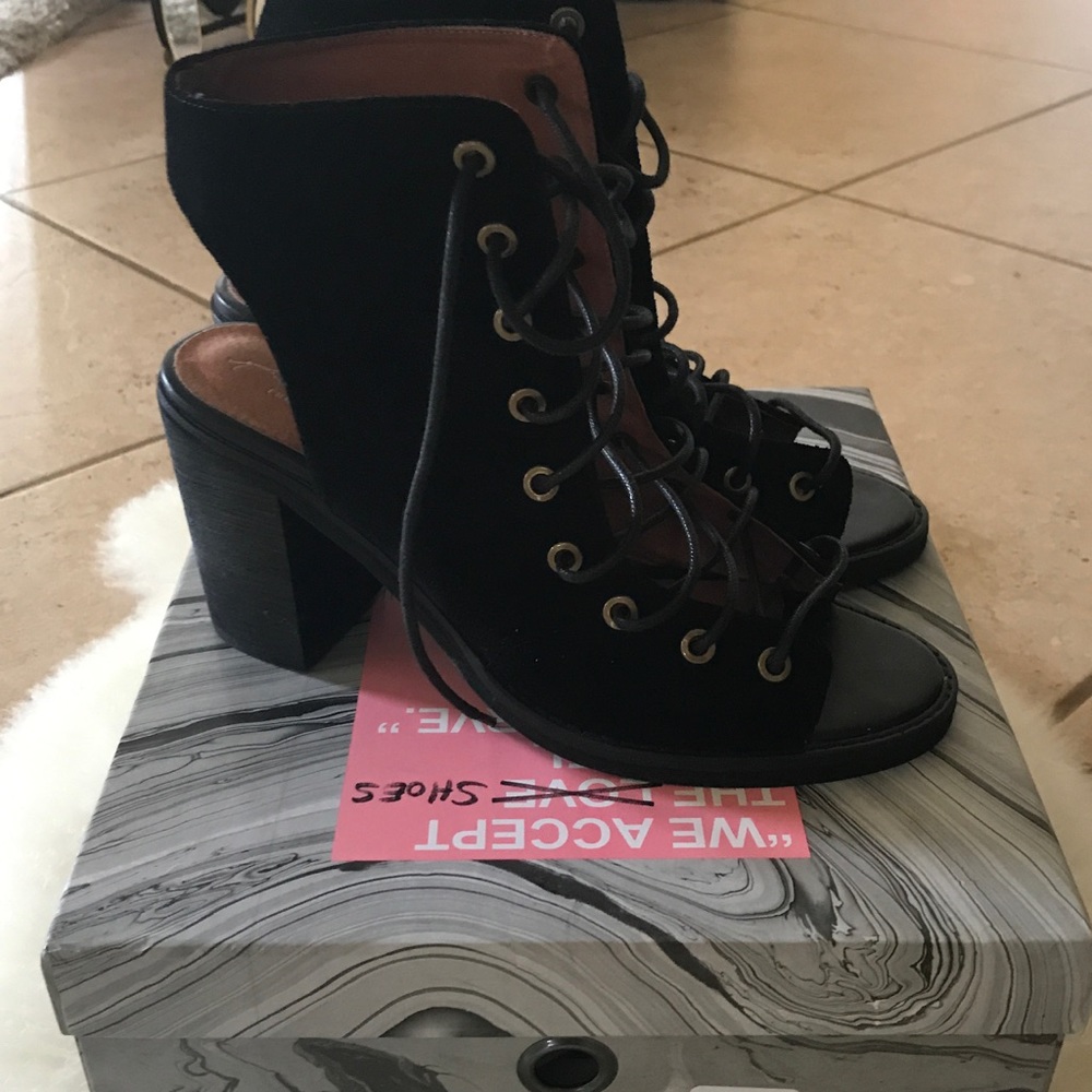 Jeffrey Campbell lace up shoes